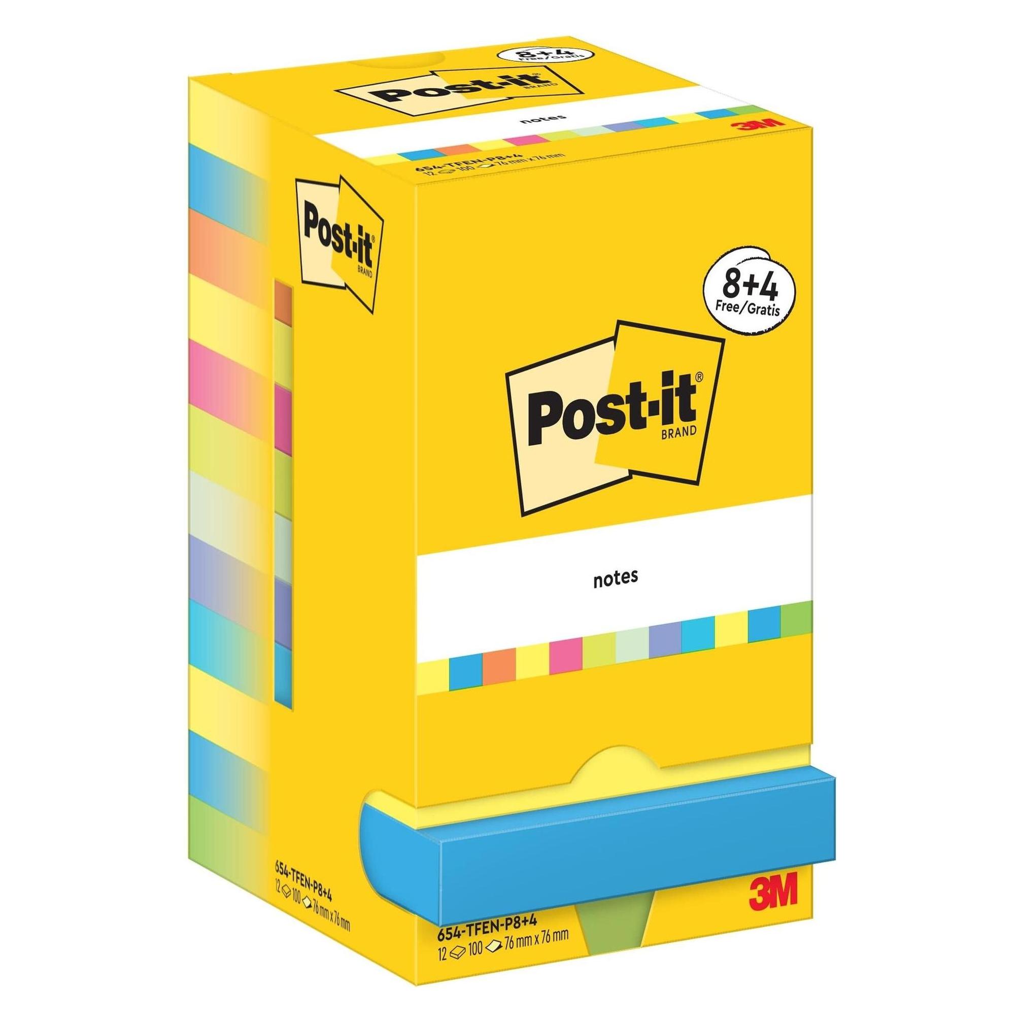 Post-it Energetic Haftnotizen (76 x 76 mm) (7100290184)