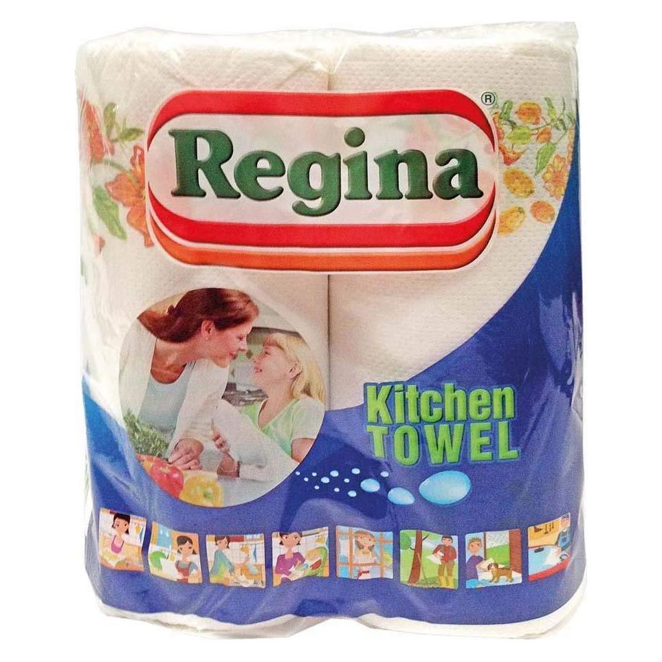 Regina Papiertücher - 2-lagig - 2 Rollen - je 44 Blatt (2x) (41951896)