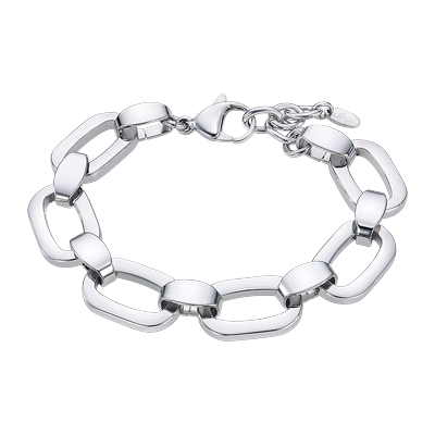 Armband LOTUS "Urband Woman", silber (edelstahlfarben), Armbänder, Damen, 21,7cm, Edelstahl, Armband