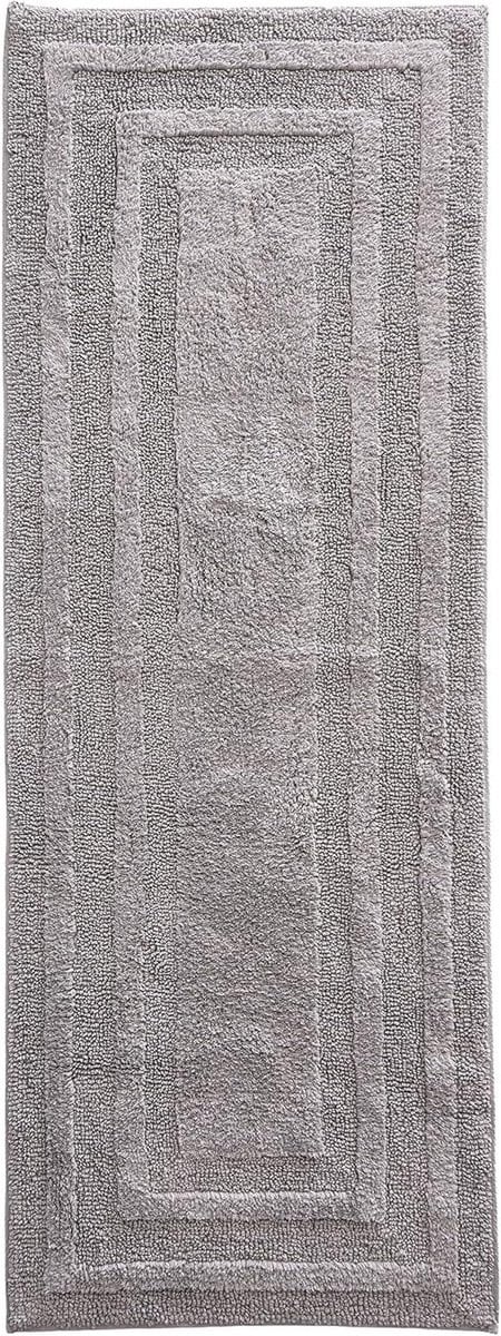 Badkamer Loper Badmat Vloerkleed Chroom Grijs 152 x 56 cm