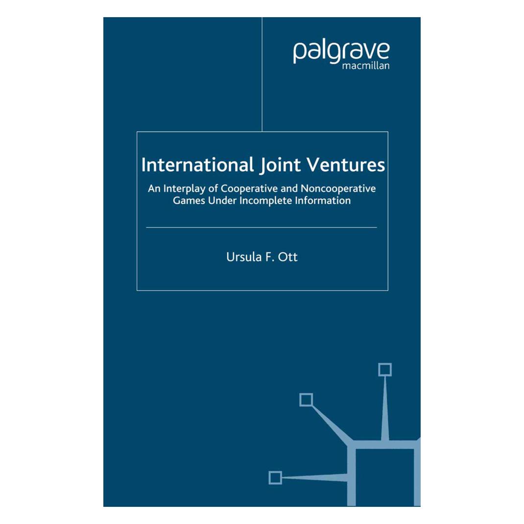 Springer International Joint Ventures (Englisch, Softcover, U. Ott) (55806237)