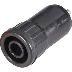 Schnepp BU 4800 sw Sicherheits-Laborbuchse Buchse, Einbau vertikal Stift-Ø: 4 mm Schwarz 1 St. Piece