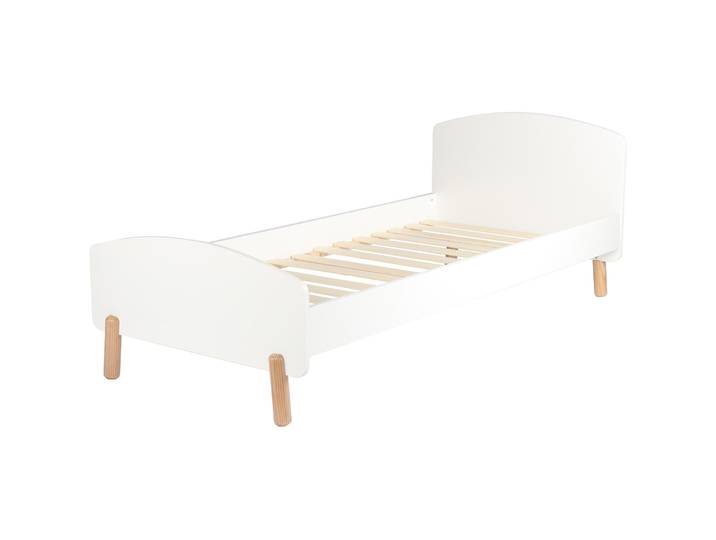 Bett Poseidon II weiss Pinie, MDF 90 x 200 cm - Bett