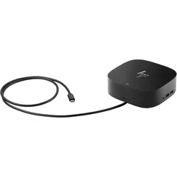 HP G5 Essential Dock (USB-C, 9 Ports), Dockingstation + USB Hub, Schwarz