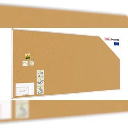 ALLboards Pinnwand mit Alurahmen 250x120cm