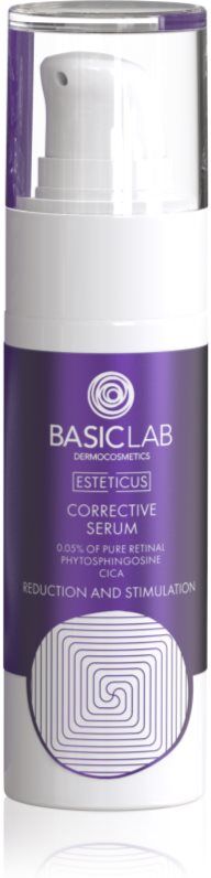 BasicLab Dermocosmetics Esteticus korrigierendes Serum gegen Pigmentflecken 0.05% Pure Retinal 30 ml