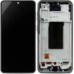 Samsung Display + Rahmen SM-A376B Galaxy A37 5G grau GH82-39232A (Display, Samsung Galaxy A37), Mobilgerät Ersatzteile, Grau