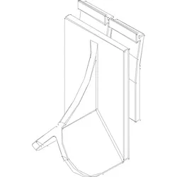 BOSCH Ersatzteil TTNR: 7735600203 Klammer Reflektor (2x)