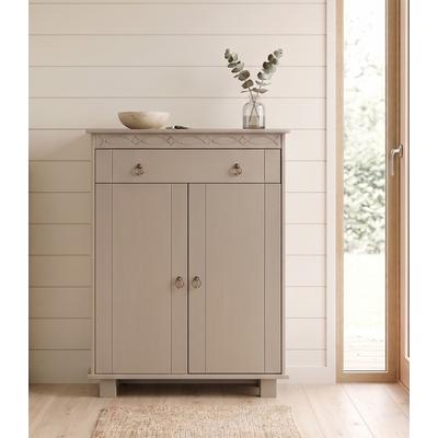 Kommode OTTO HOME "Indra, Sideboard", beige (kaschmir, bei), B:74cm H:100cm T:35cm, FSC-zertifiziertes Massivholz, Sideboards, Kommode, aus massiver Kiefer, FSC-zertifiziert, MADE in EU