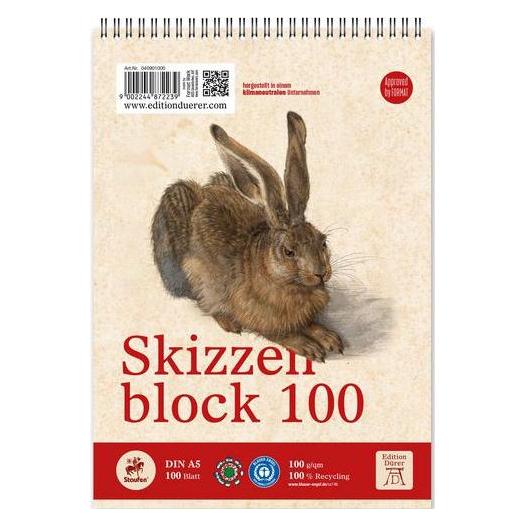 Edition Dürer Skizzenblock A5 100BL weiss (A5, Blanko) (040901000)