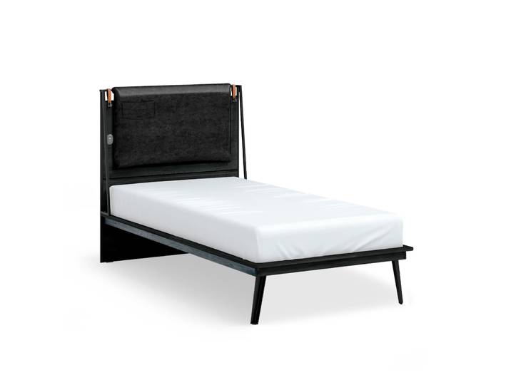 Bett Dark Metal Line