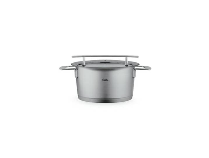 Fissler Phi Collection® Kochtopf (Ø 20 cm, 3,2 L) mit Glasdeckel, Edelstahl-Topf, CookStar® Boden, für Induktion und alle Herdarten, spülmaschinengeeignet, Made in Germany