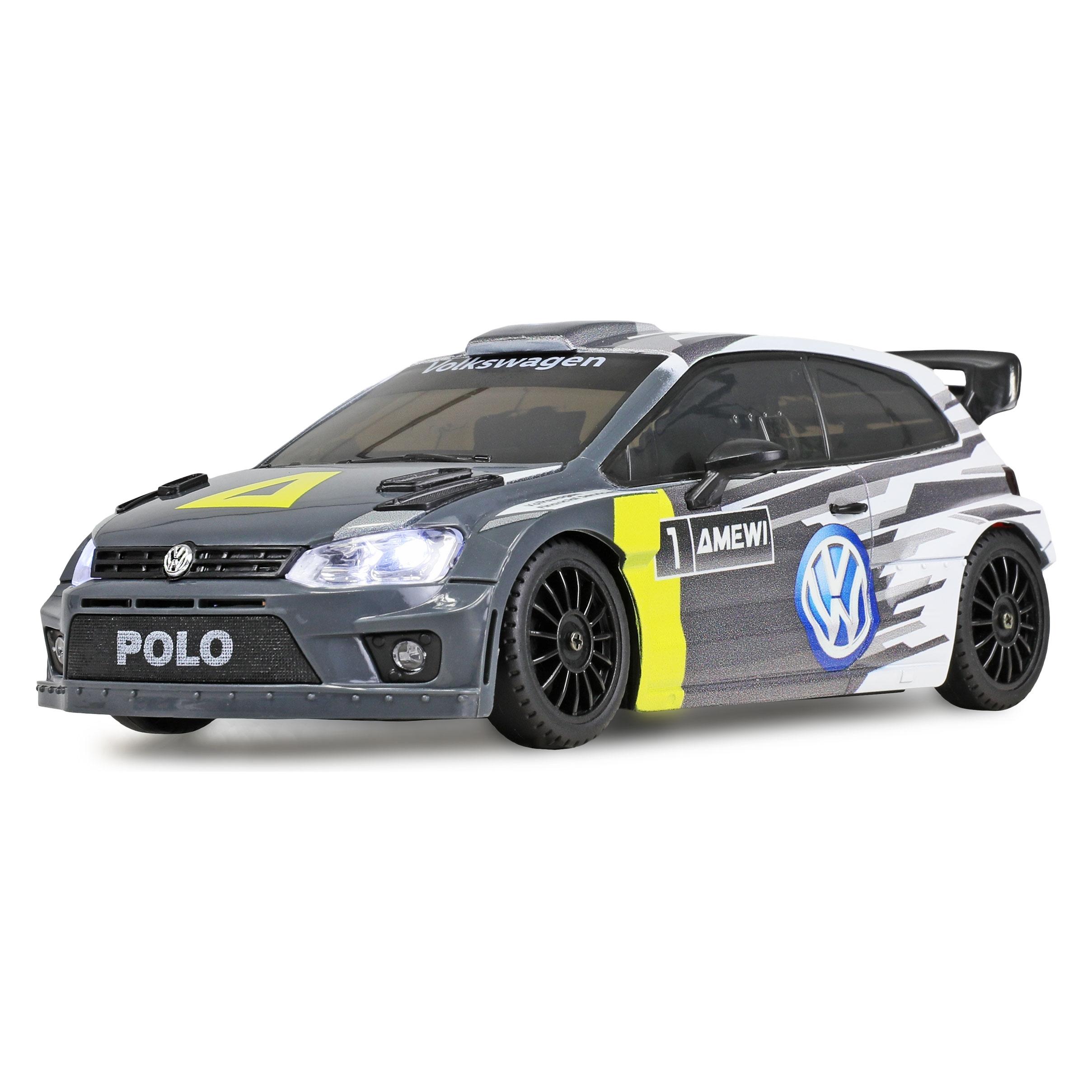 Amewi VW Polo WRC R Rallye/Drift RC-Lizenzmodell proportional 4WD 1:28 RTR grau (RTR Ready-to-Run) (21148)