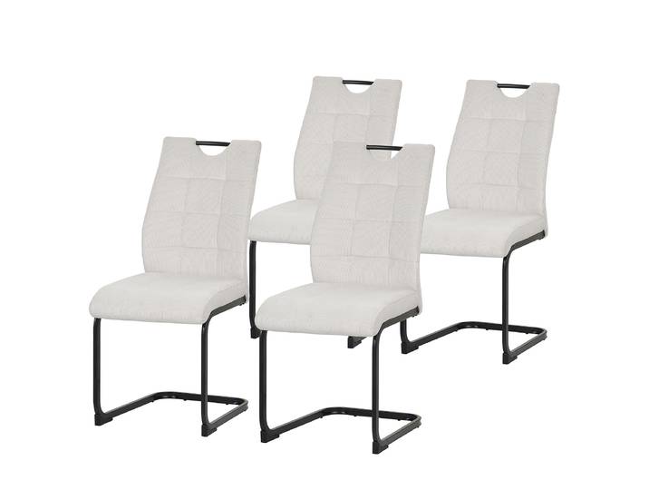 Freischwinger Konity 4er-Set 44 x 96 x 59cm Beige/Beige