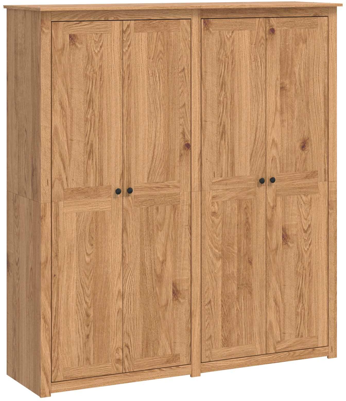 vidaXL Armoire PANAMA Miel 169 x 50 x 185 cm Bois de pin massif