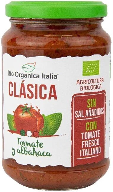 Bio Orgánica Italia Molho Tomate E Manjericão Bio Orgânico 325 ml