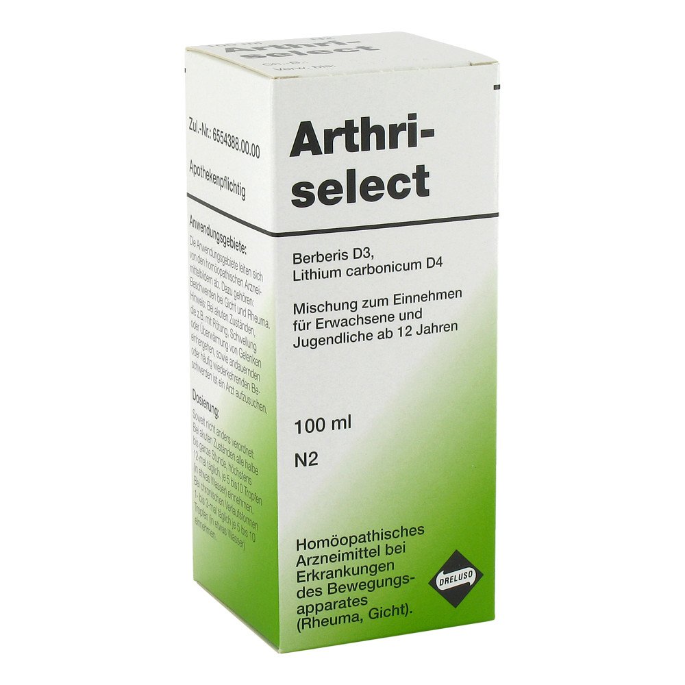 Dreluso-Pharmazeutika Dr.Elten & Sohn GmbH Arthriselect Tropfen 08890536