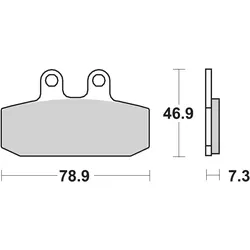 SBS Bremsbelag 588HF Street Ceramic