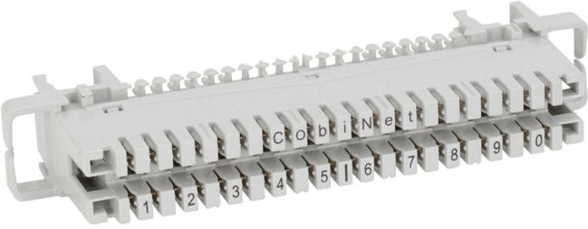 CobiNet Barrette de connexion LSA 2/10 vers 10 DA 1030 024 (112622)
