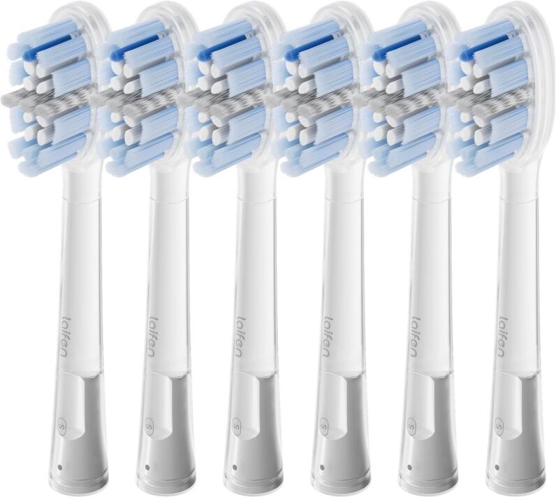 Laifen ProS Pro Plaque Removal têtes de remplacement pour brosse à dents 6 pcs