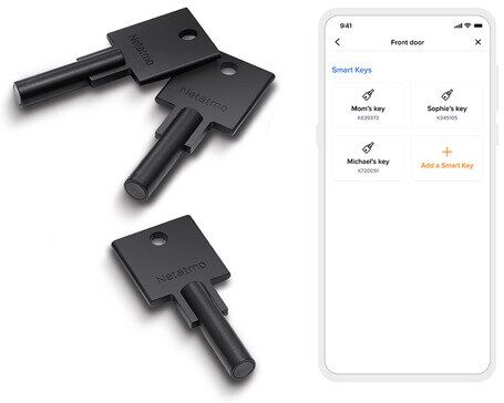 Netatmo Pack de 3 llaves inteligentes NDL-K3U. Negro