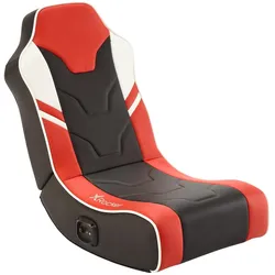 X Rocker Shadow 2.0 Stereo Audio Gaming Floor Rocker Red, Gaming Stuhl, Weiss, Rot