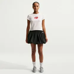 NIKE Sportswear Chill Knit Slim Cropped T-Shirt Damen 133 - sail XXL