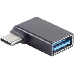 USB-C Adapter, USB-A Buchse, 3.0, 90°, OTG, Metall