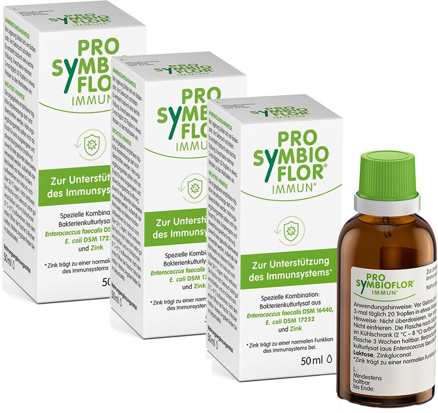 Pro -Symbioflor Pro-Symbioflor Immun mit Bakterienkulturen & Zink 3x50 ml Tropfen zum Einnehmen