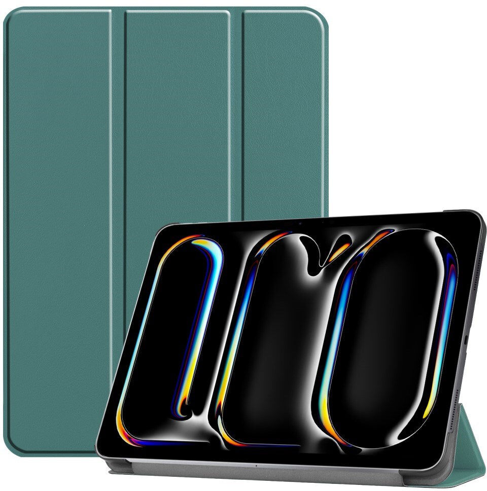 EIDERWOOD iPad Pro 11" (2025 / 2024) Tri-Fold Læder Cover - Grøn