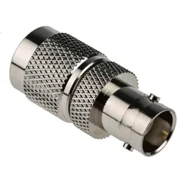 RS PRO HF Adapter, TNC - BNC, 50Ω, Male - Weiblich, Gerade, Koaxial, Elektronikkabel + Stecker