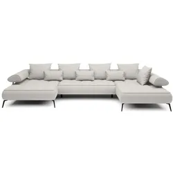 Wohnlandschaft Seledo Stoff Cream