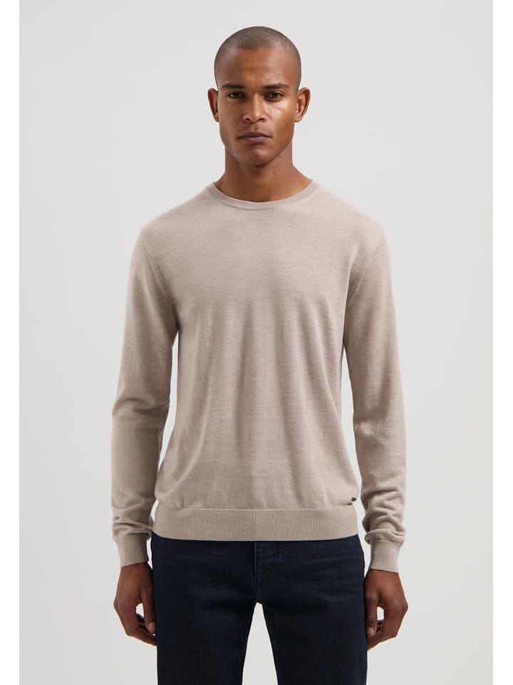 DSTREZZED Wollpullover in Sand - XXL