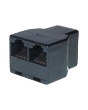 S-Impuls Telefon-Splitter RJ-45 W bis W Schwarz (71225-8)