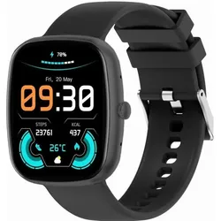 Gravity Smartwatch Czarny 2 Paski GT18-9 (38 mm, ohne SIM), Smartwatch