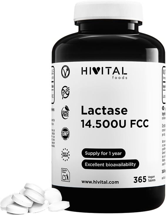 Hivital Foods Lactase 14.500 FCC 365 Tabs