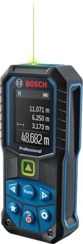 BOSCH Professional Akku-Laser-Entfernungsmesser GLM 50-25 G, Schutzhülle 0.601.072.V00 (2 × AA)