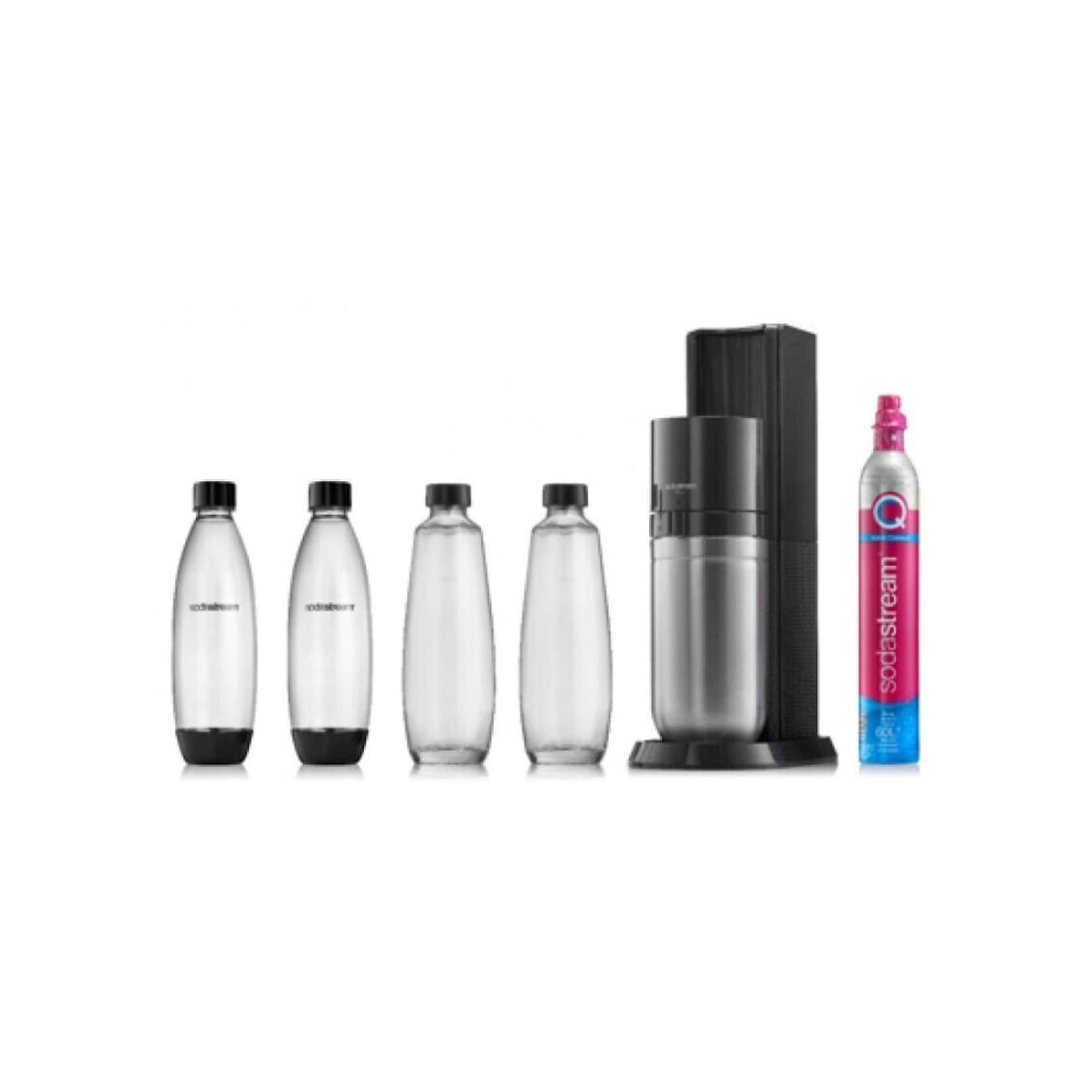 Sodastream DUO Vorteils-Pack, Titan mit 4 Fl. EU