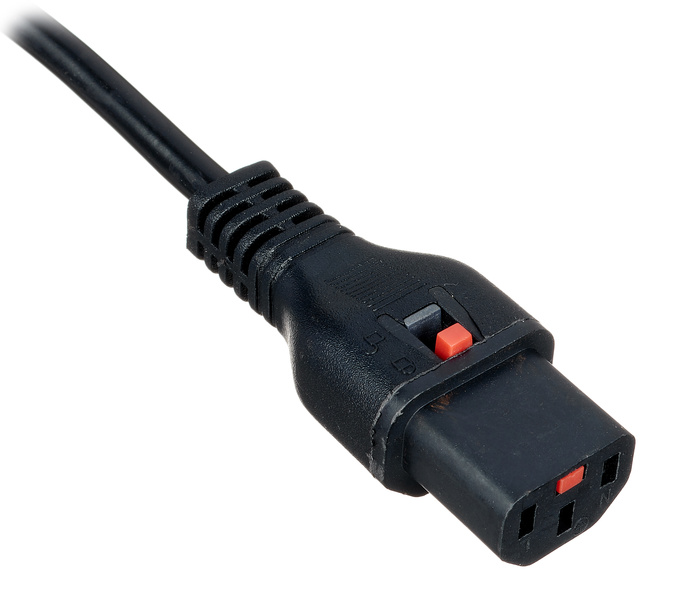 pro snake Locking Power Cable 3m nero