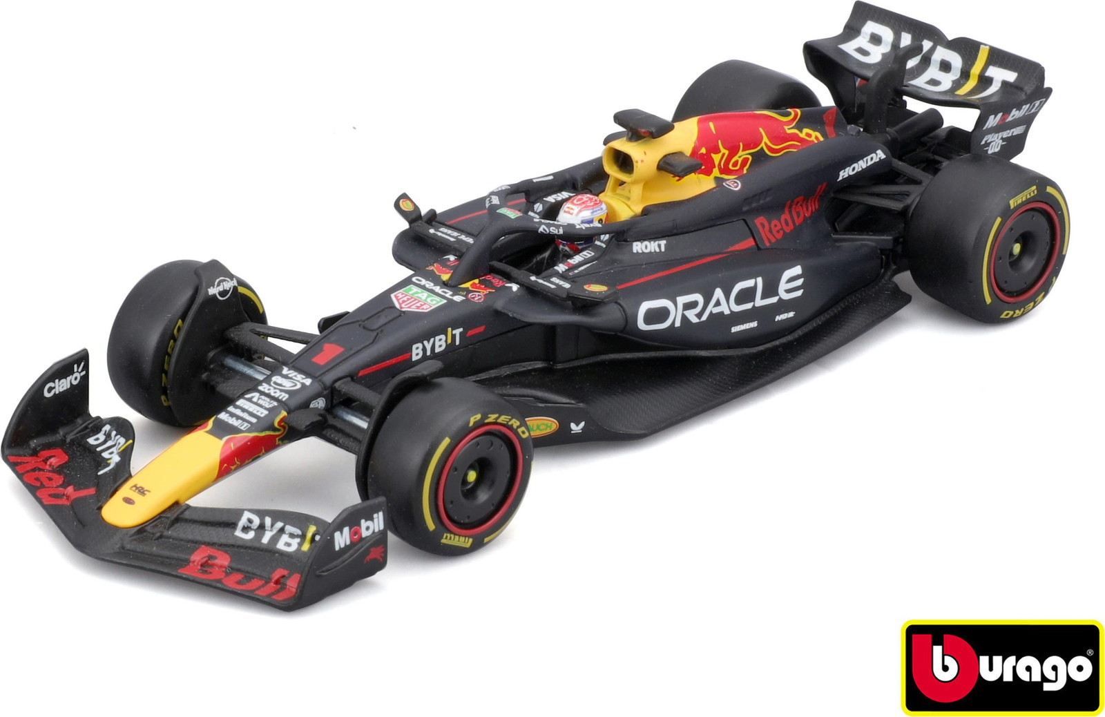 Bburago 1:43 Race Formule 1 - Red Bull Racing RB20 (2024) #1 Max Verstappen