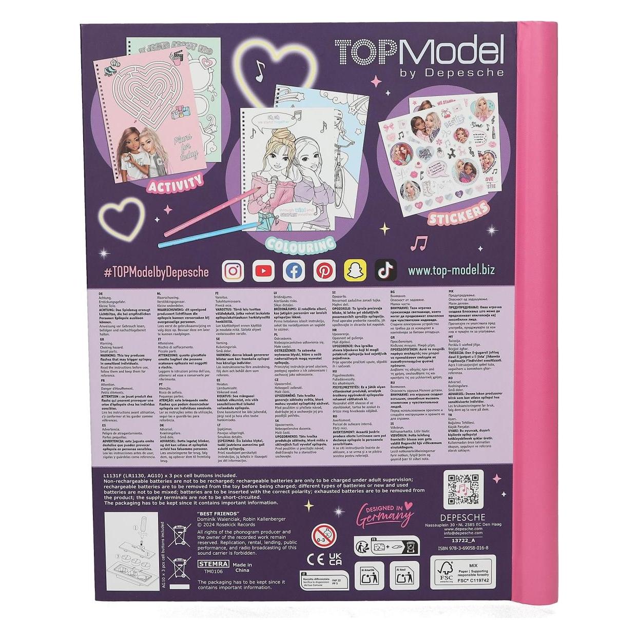 Top Model Topmodel - Colouring Book With LED And Sound MY BFF (413722) (413722)