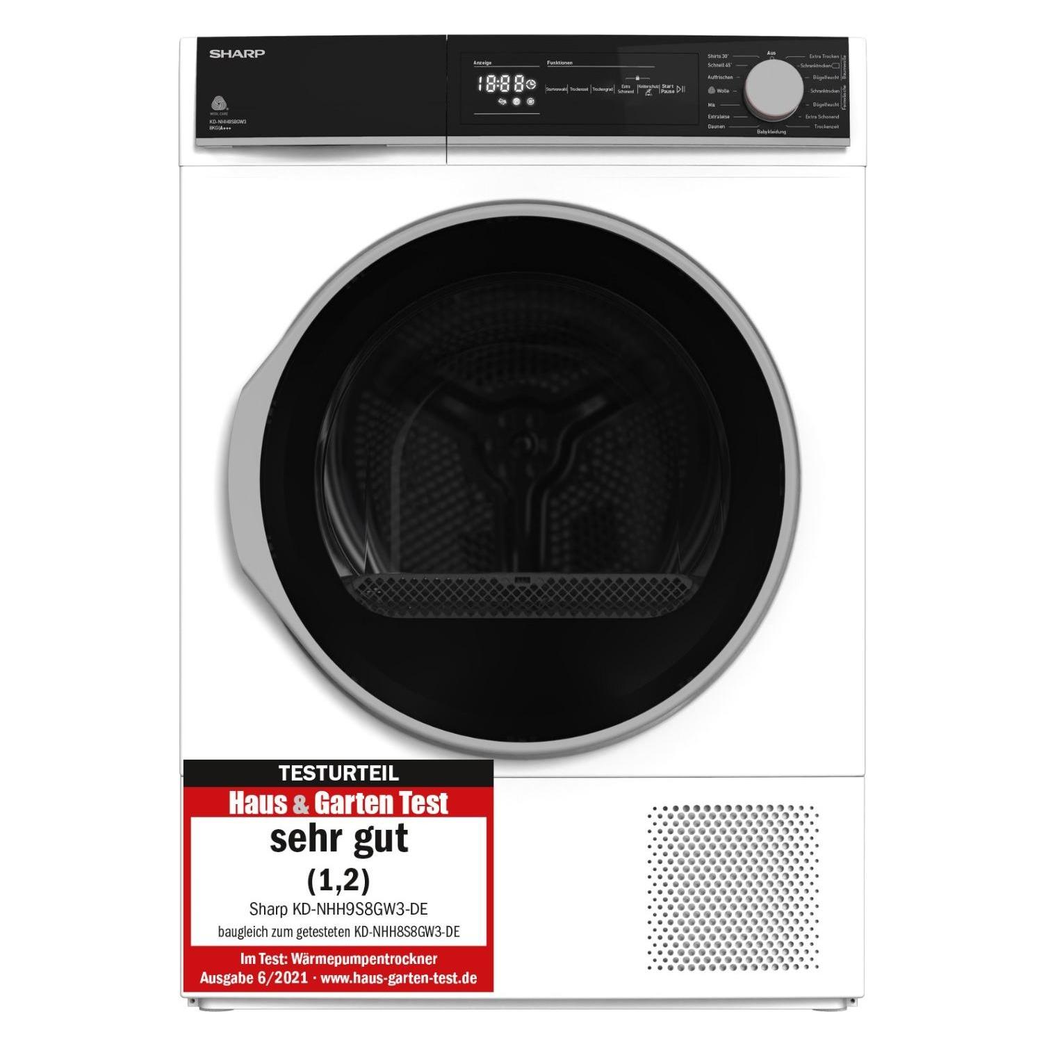 Sharp KD-NHH8S8GW3-DE (8 kg, Rechts) (10769270)