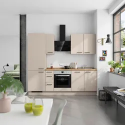 Küchenleerblock Easytouch High o. Geräte Sandfarben