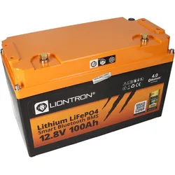 LIONTRON LiFePO4 12,8V 100Ah LX Smart BMS mit Bluetooth - All In 1 - Marine