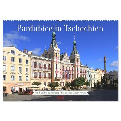 Pardubice in Tschechien - Ein Stadtspaziergang (Wandkalender 2027 DIN A2 quer), CALVENDO Monatskalender