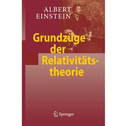 Grundzüge der Relativitätstheorie, Fachbücher von Albert Einstein