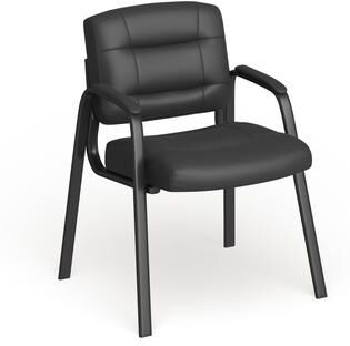 Flash Furniture Upholstered Tufted Executive Reception Chair - Black