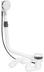Bette Multiplex M5 Ab-/Überlaufgarnitur B602901 chrom, verlängert