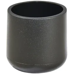 WAGNER Kappen für Stahlrohr rund 4tlg. - Ø 20/24 x 23 mm, Abrieb 5 mm, Kunststoff schwarz - 15062099