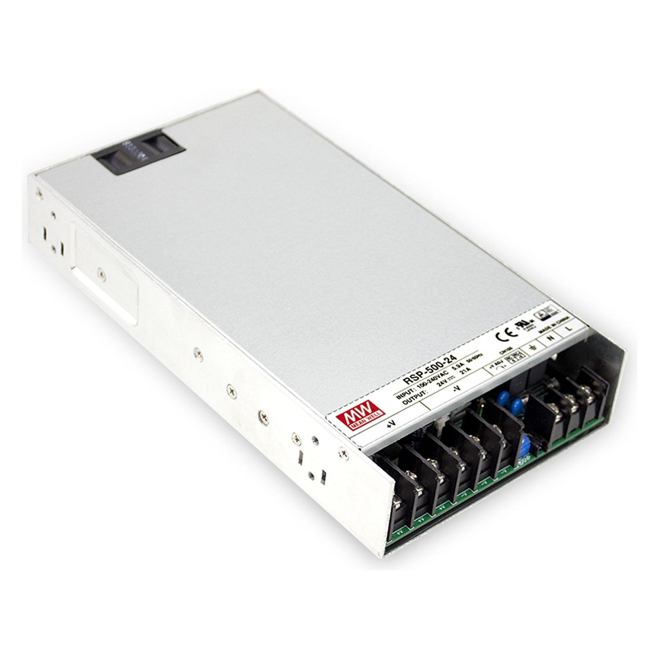 MeanWell AC/DCNetzteilbaustein geschlossen (RSP-500-15)